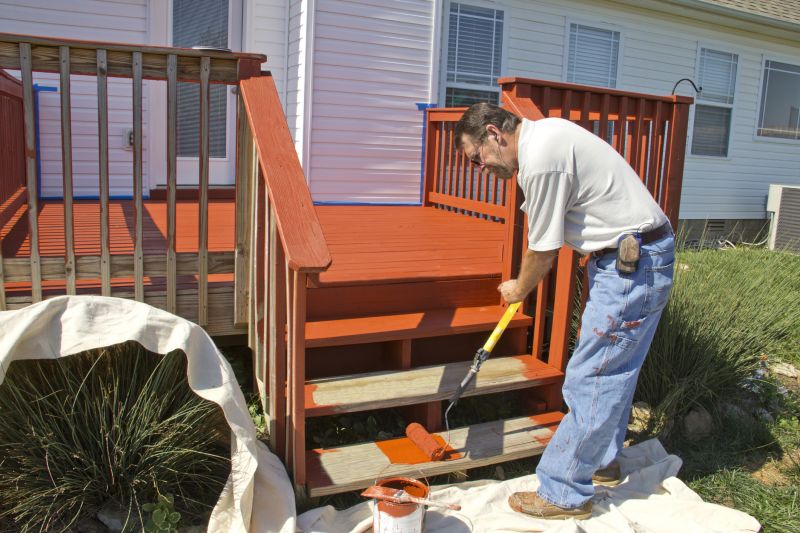 Local Deck Rail Staining in Newton, NC