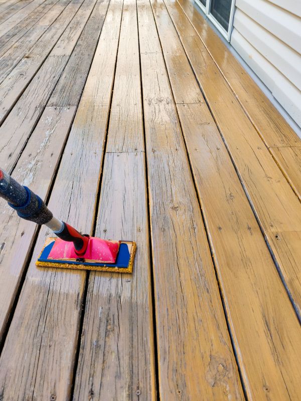 Wood Deck Staining Service